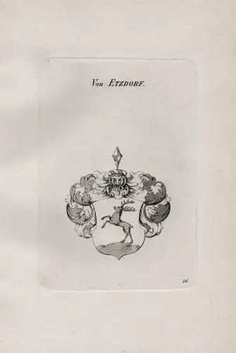 Von Etzdorf - Etzdorff Etzdorf Ezdorff Wappen coat of arms Heraldik heraldry