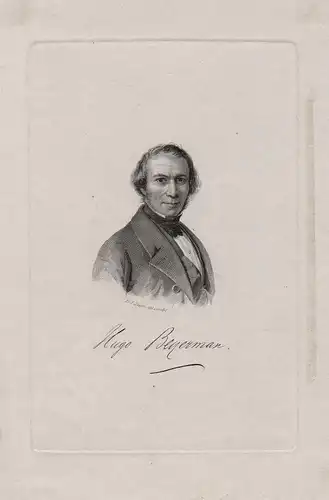 Hugo Beyerman - Hugo Beyerman (1791-1870) Rotterdam Dutch Jurist Portrait