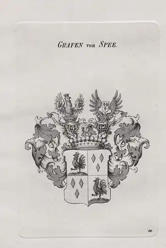 Grafen von Spee - Wappen coat of arms Heraldik heraldry