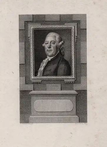 Hendrik van Wijn (1740-1831) Dutch poet author writer Den Haag Portrait