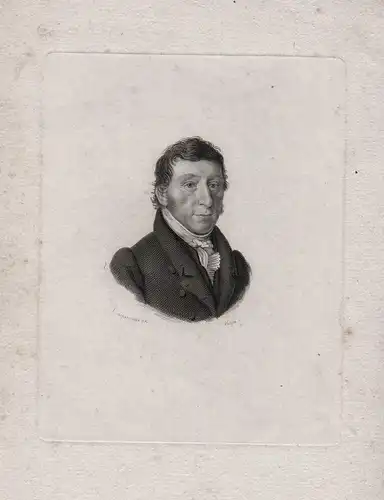 Hendrik Meyer (1776-1856) Dutch Poet Dichter merchant Koopman Kaufmann Letterkundige Literat Portrait