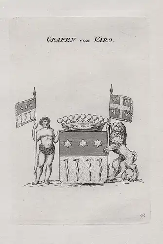 Grafen von Varo - Wappen coat of arms Heraldik heraldry