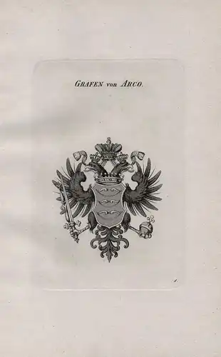 Grafen von Arco. -  Wappen coat of arms Heraldik heraldry