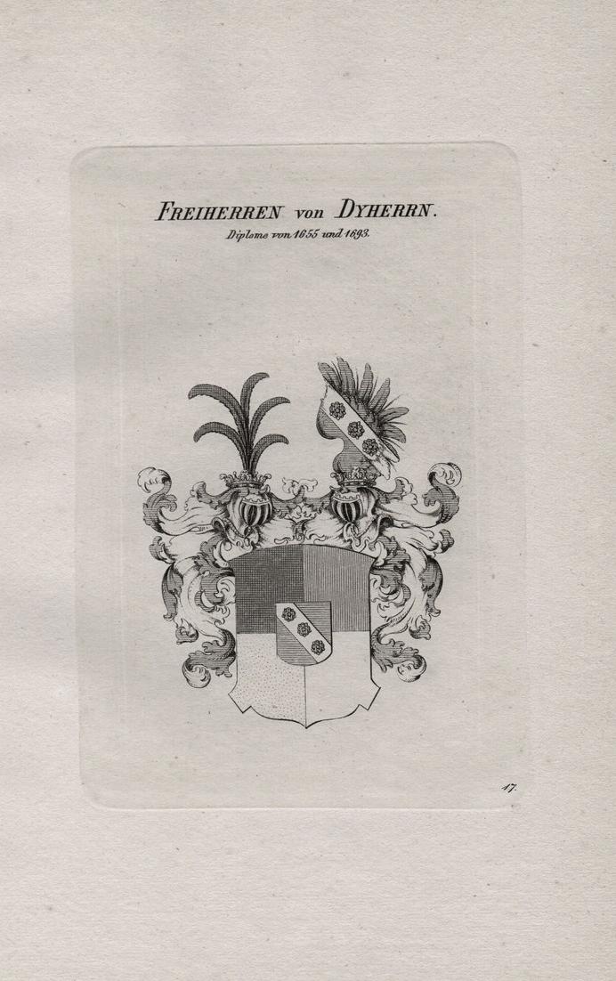 Freiherren von Dyherrn Dyherrn Dyhrn Wappen coat of arms Heraldik