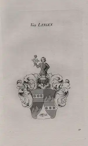 Von Langen - Wappen coat of arms Heraldik heraldry