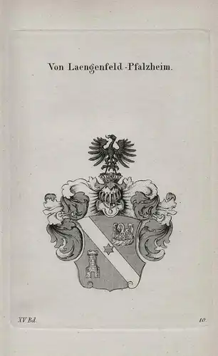 Von Langenfeld-Pfalzheim - Wappen coat of arms Heraldik heraldry