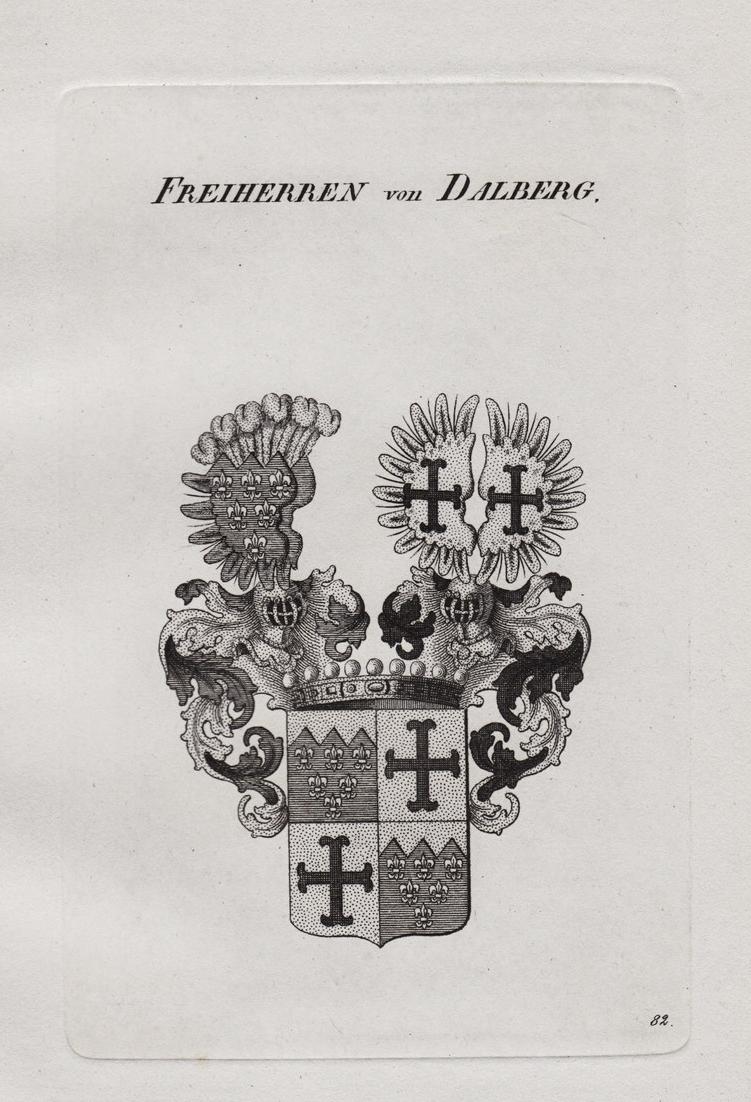 Freiherren von Dalberg - Wappen coat of arms Heraldik heraldry Nr ...