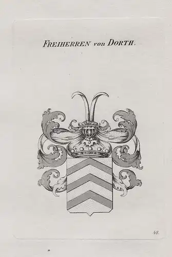 Freiherren von Dorth - Wappen coat of arms Heraldik heraldry