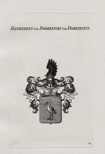 Freiherren von Dobrzensky von Dobrzenitz -  Dobrenský von Dobrenitz  Dob?entí z Dob?enic Dobrensky z Dobr
