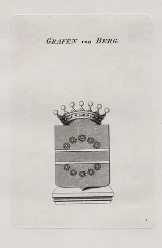 Grafen von Berg - Wappen coat of arms Heraldik heraldry