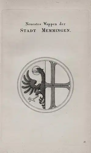 Neuestes Wappen der Stadt Memmingen - Memmingen Stadt Bayern Wappen coat of arms Heraldik heraldry