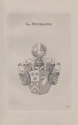 Von Wendland - Wappen coat of arms Heraldik heraldry