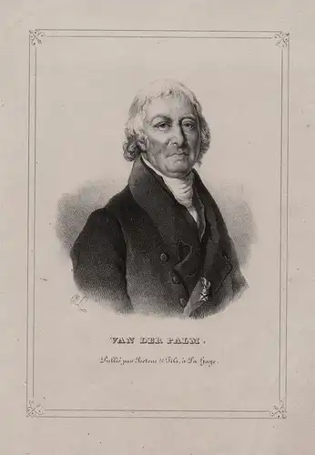 Van der Palm - Johannes Henricus van der Palm (1763-1840) Dutch poet Dichter Orientalist Theologe Portrait