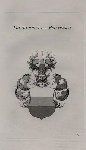 Freiherren von Feilitzsch - Wappen coat of arms Heraldik heraldry