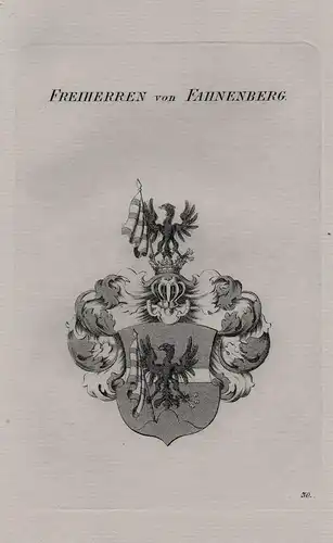 Freiherren von Fahnenberg - Wappen coat of arms Heraldik heraldry