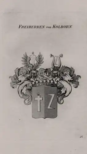 Freiherren von Kolborn - Wappen coat of arms Heraldik heraldry
