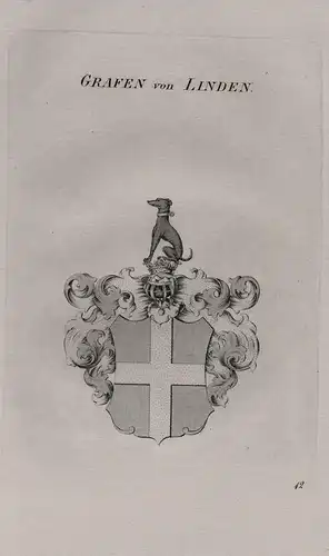 Grafen von Linden - Wappen coat of arms Heraldik heraldry