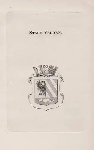 Stadt Velden - Wappen coat of arms Heraldik heraldry