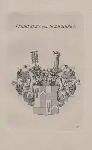 Freiherren von Schaumberg - Wappen coat of arms Heraldik heraldry