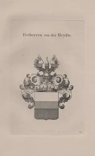 Freiherren von der Heydte - Wappen coat of arms Heraldik heraldry