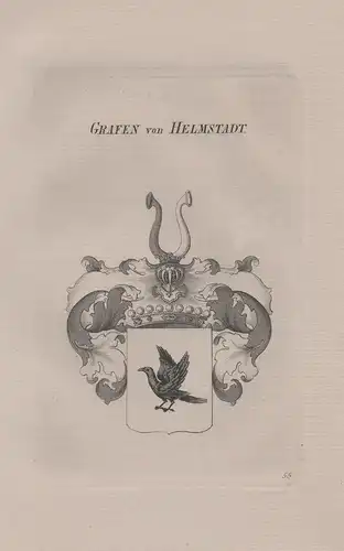 Grafen von Helmstadt - Wappen coat of arms Heraldik heraldry