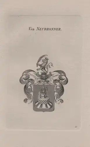 von Neubronner - Neubronner Neubronn von Eisenburg Wappen coat of arms Heraldik heraldry