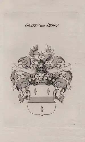 Grafen von Deroy - Wappen coat of arms Heraldik heraldry