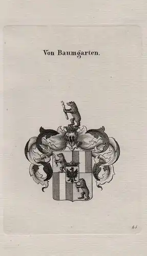 Von Baumgarten - Wappen coat of arms Heraldik heraldry