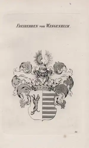 Freiherren von Wangenheim - Wappen coat of arms Heraldik heraldry