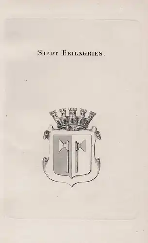 Stadt Beilngries - Wappen coat of arms Heraldik heraldry
