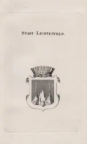 Stadt Lichtenfels - Wappen coat of arms Heraldik heraldry