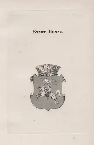 Stadt Hemau - Hemau Stadt Wappen coat of arms Heraldik heraldry