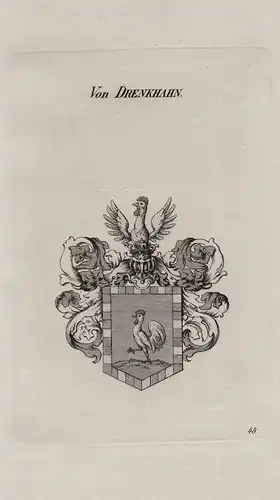 Von Drenkhahn - Wappen coat of arms Heraldik heraldry