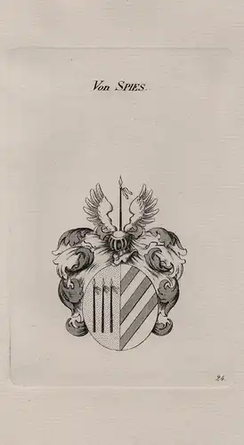 Von Spies - Wappen coat of arms Heraldik heraldry