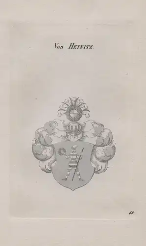 Von Heynitz - Wappen coat of arms Heraldik heraldry