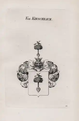 Von Kirschbaum - Wappen coat of arms Heraldik heraldry