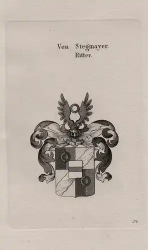 Von Stegmayr, Ritter - Wappen coat of arms Heraldik heraldry