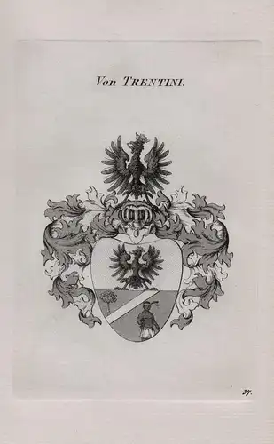 Von Trentini - Wappen coat of arms Heraldik heraldry