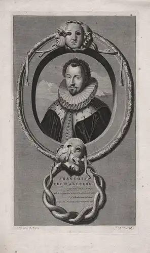 Francois duc d'Alencon - Francois de France duc d'Alencon Anjou Chateau-Thierry Brabant Portrait
