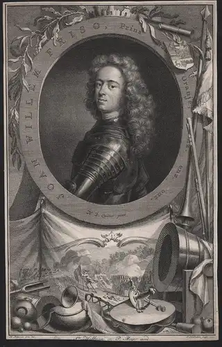 Joan Willem Friso, Prins van Oranje - John William Friso, Prince of Orange (1687-1711) Oranien Friesland Groni