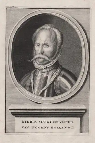 Didrik Sonoy, Gouverneur van Noordt Hollandt - Diederik Sonoy (1529-1597) Kalkar Pieterburen Geuzen Egmond Cas