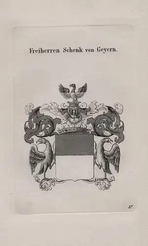 Freiherren Schenk von Geyern - Wappen coat of arms Heraldik heraldry