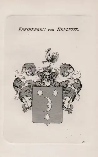 Freiherren von Beulwitz - Wappen coat of arms Heraldik heraldry