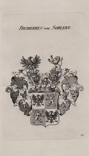 Freiherren von Sohlern - Wappen coat of arms Heraldik heraldry