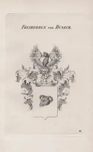 Freiherren von Buseck - Wappen coat of arms Heraldik heraldry