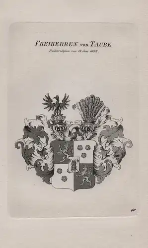 Freiherren von Taube - Wappen coat of arms Heraldik heraldry