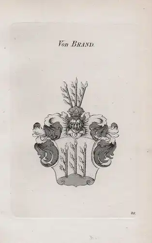 Von Brand - Brand Brandt Wappen coat of arms Heraldik heraldry