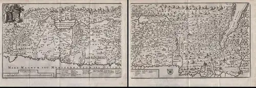 Tabula Geographica Terrae Sanctae - Holy Land Israel map Karte Kupferstich engraving