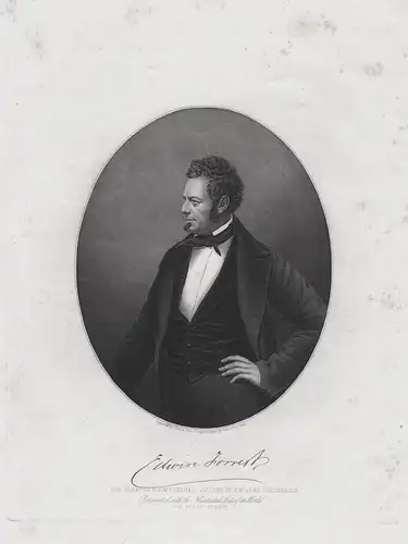 Edwin Forrest - Edwin Forrest (1806-1872) American actor Shakespeare America Philadelphia New York Portrait