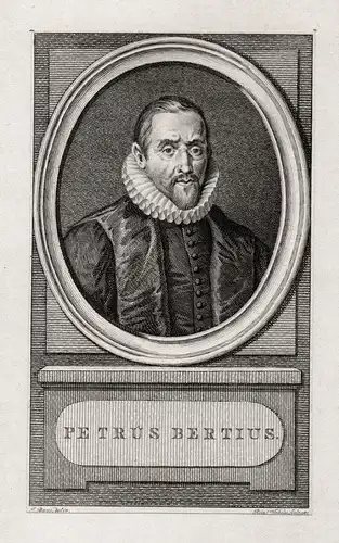 Petrus Bertius - Petrus Bertius (1565-1629) geographer cartographer Geograph Kartograph Portrait